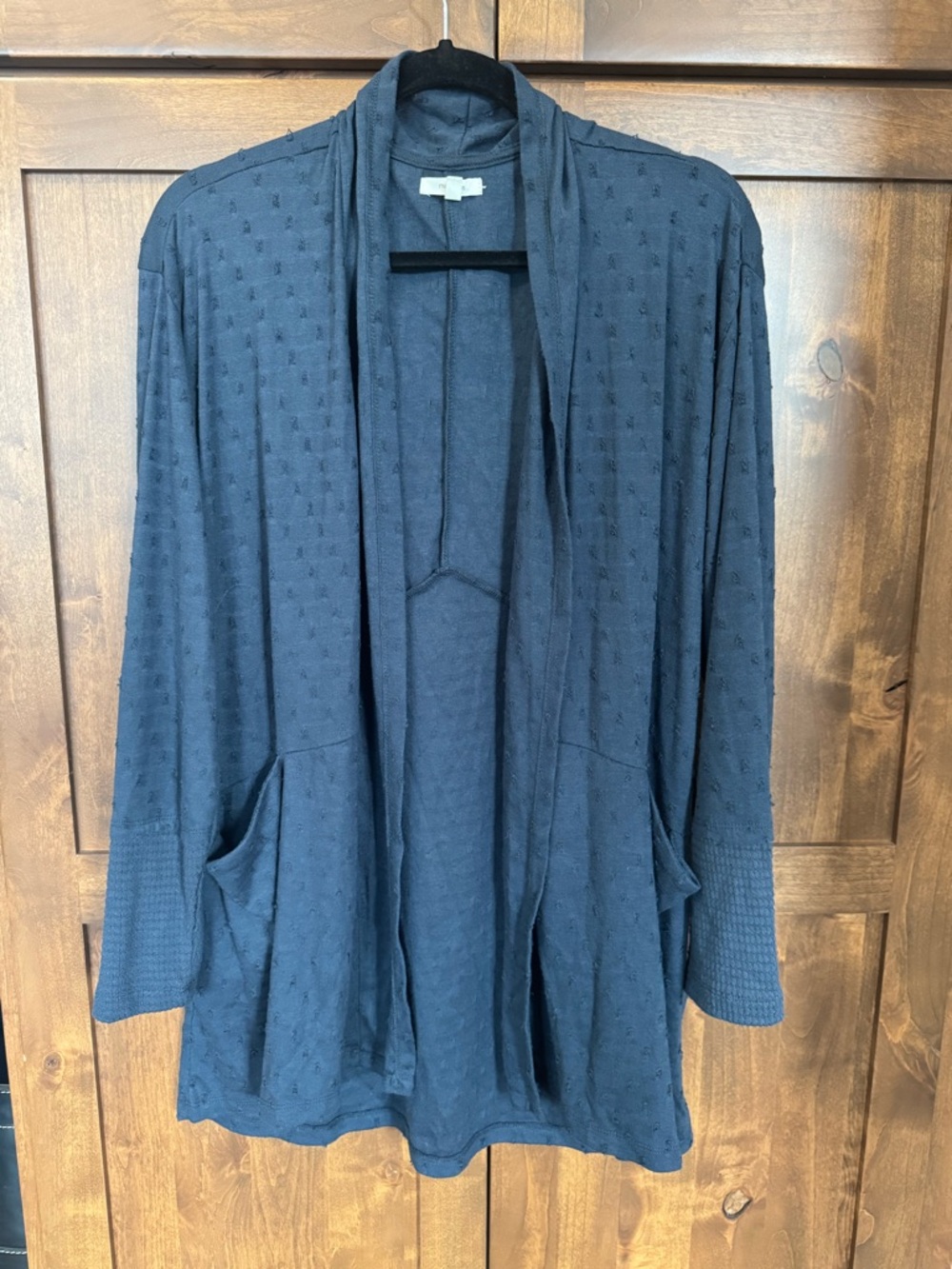 Maurices Navy Open-Front Cardigan